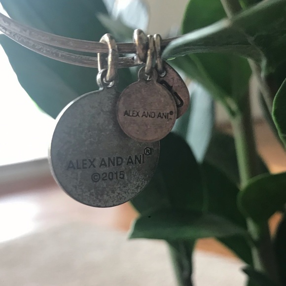 Alex & Ani 2015 “D” Bracelet Silver - Picture 2 of 3